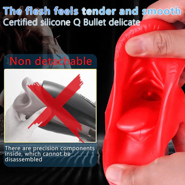 Automatic  Masturbator Penis Trainer Stroker with 10 Vibration & Heating Modes