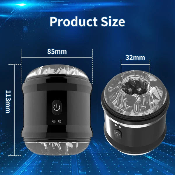 Open-ended Electric Penis Trainer Glans Stimulator Masturbator with 10 Vibration Modes