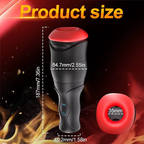 Automatic Penis Trainer Stroker Masturbator with 5 Suction and 10 Vibration Modes