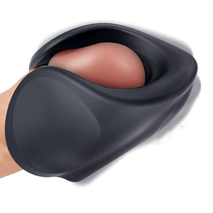 2 IN 1 Penis Endurance Trainer Glans Massager Masturbator with 10 Powerful Vibrations