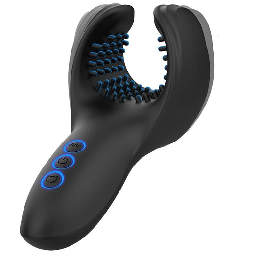 3 IN 1 Penis Tranier Vibrators Masturbator with 10 Bite & Vibrating Modes