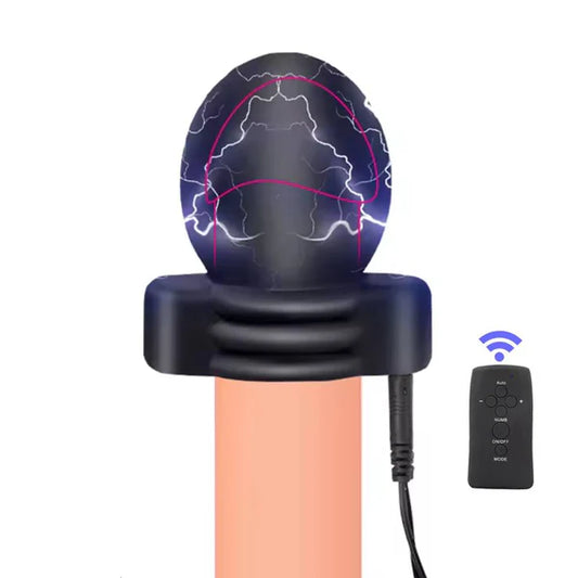 Electric Power host Glans Ring Ball Stretcher Testicle E-Stim Kit