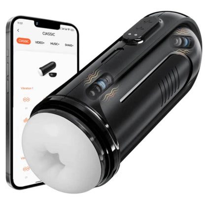 APP Control Automatic Masturbator Glans Stimulator Stroker with 10 Vibration Modes