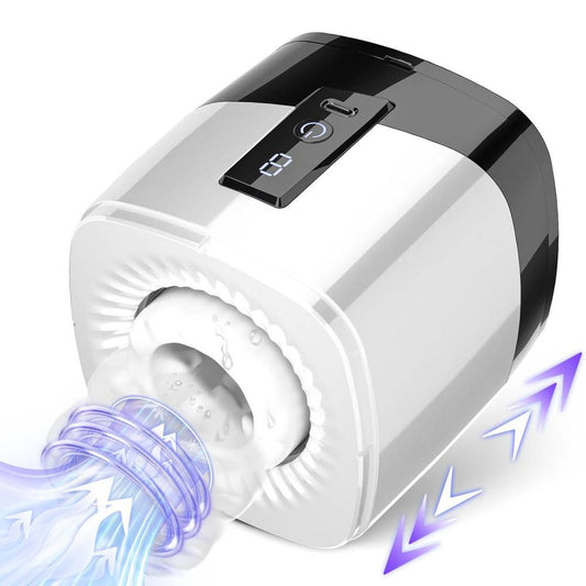 Automatic Masturbator Penis Trainer Stroker Blowjob with 7 Thrusting & Sucking Modes