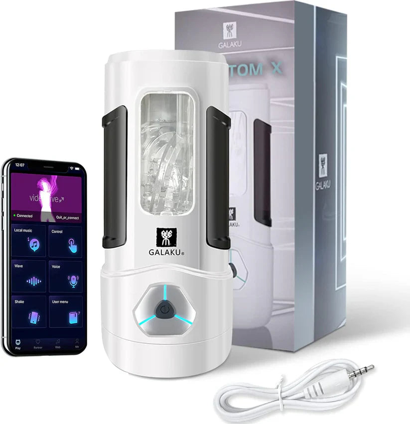 Automatic Masturbator Penis Trainer Vibrator Stroker with 10 Vibration Modes