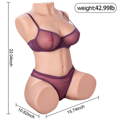 Dania 46.3LB echter Sexpuppen-Torso auf