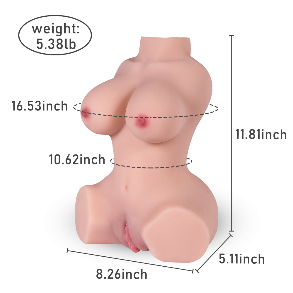 Merida - 5.38LB High Quality Mini Sex Doll Pocket Pussy With Big Boobs And Big Ass