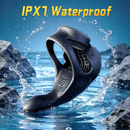 App-Control Penis Trainer Vibrator Cock Ring Prostate Stimulator with 10 Vibration Modes