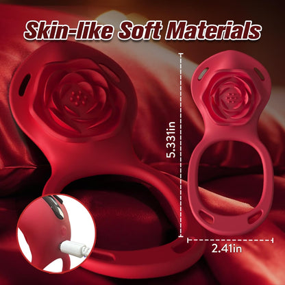 Remote Control & App Portable Rose Vibrator Clitoral Vibrator with 10 Vibration Modes