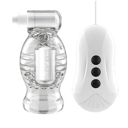 Electric Penis Trainer Massager Glans Vibrator Masturbator with 11 Vibration Modes
