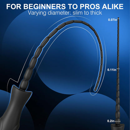 Penis Trainer Plug Vibrator Sounding Rods Urethra Stimulator with 10 Vibration Modes