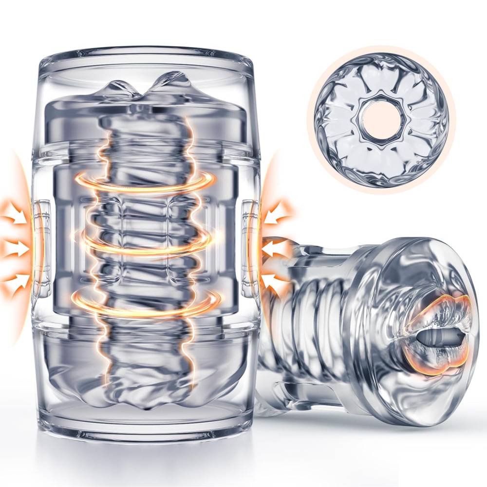 Open Ended Realistic Pocket Pussy & Blowjob Vacuum Pump Masturbator