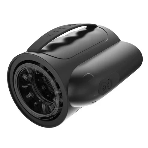 Electric Penis Trainer Glans Stimulator Masturbator with 7 Telescopic & Rotation Modes