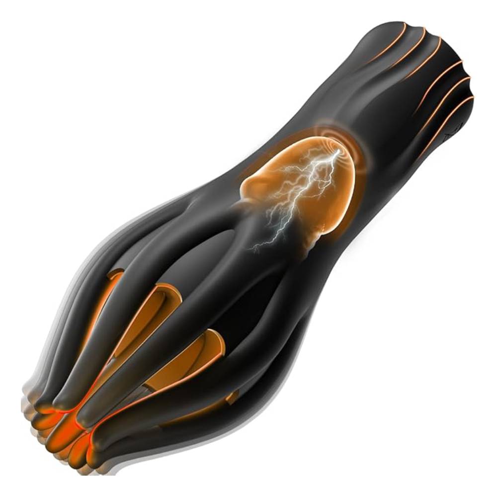 360° Training Wrap Penis Vibrator Glans Trainer Stroker with 10 Vibration Modes