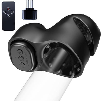 E-stim Penis Trainer Vibrator Masturbator with 12 Electric shock Modes & 20 Intensities