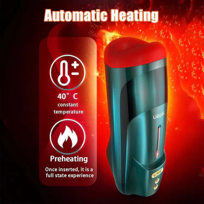 Automatic Sucking Heating Masturbator Stroker Blowjob Sex Machine with 7*7 Smart Mods
