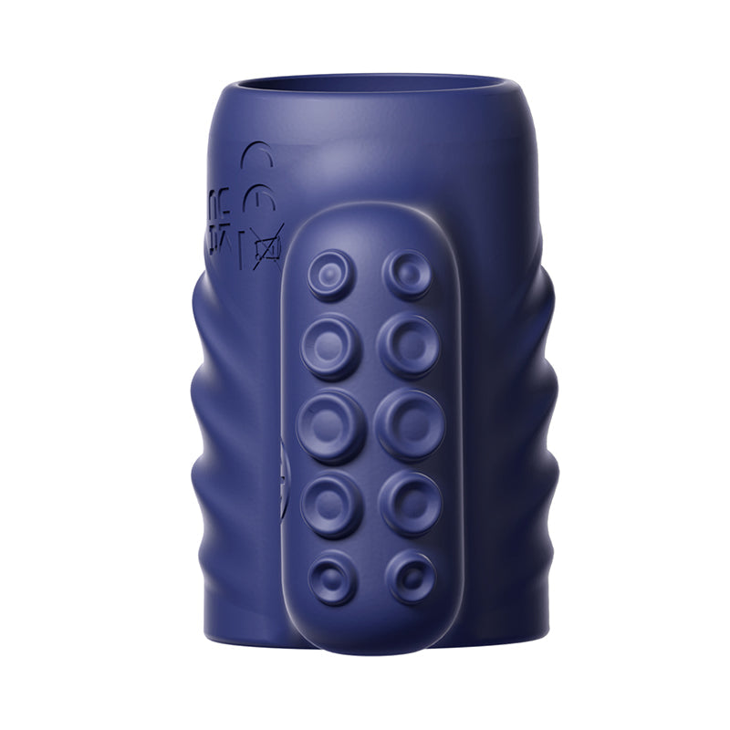 Penis Trainer Vibrator Cock Ring Sleeve Stimulator with 10 Vibration Modes