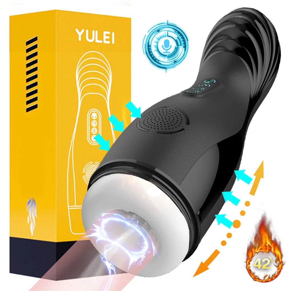 Smart Masturbator Stroker Blowjob Sex Machine with 5 Peristalsis and 10 Vibrations