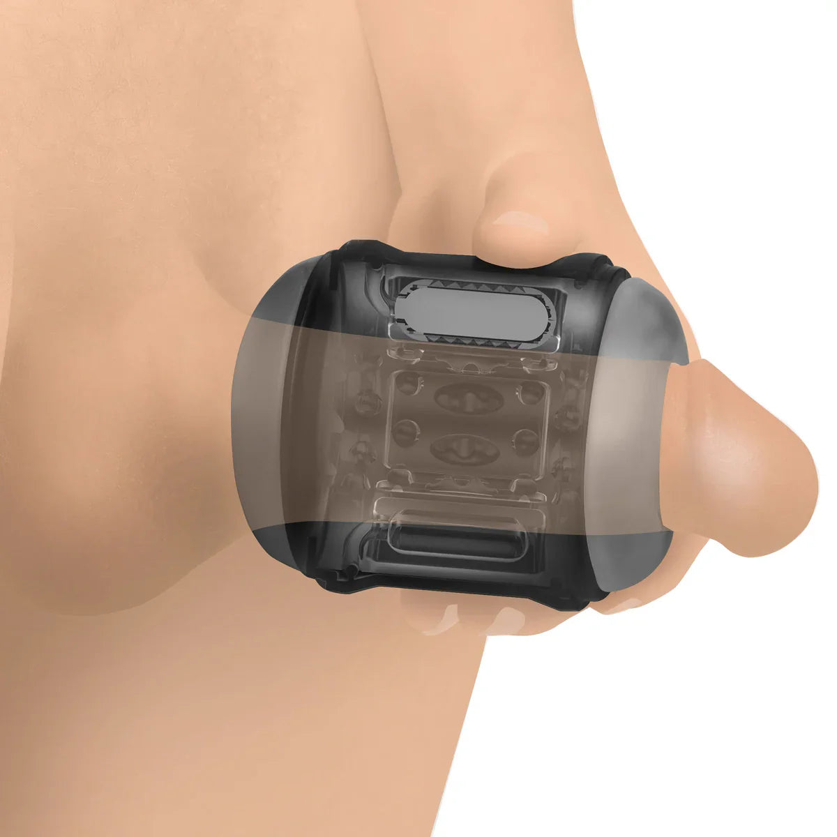 Open-ended Electric Penis Trainer Glans Stimulator Masturbator with 10 Vibration Modes