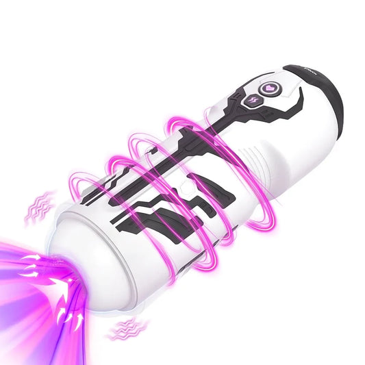 Automatic Sucking Masturbator Blowjob Machine with 7 Suction & Vibration Modes