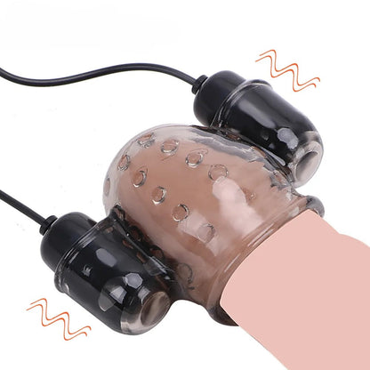 Glans Trainer Penis Vibrator Masturbator with 10 Vibration Modes & 20 Frequencies