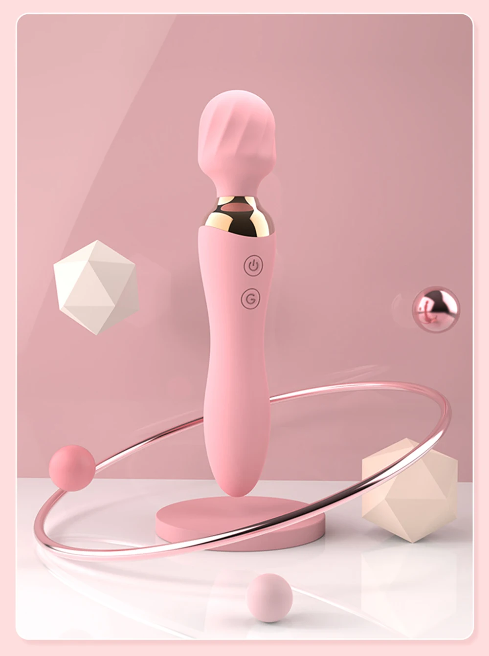 12-Speed Heating AV Vibrator Magic Wand mit Klitoris-Stimulation und G-Punkt Massager für Frauen