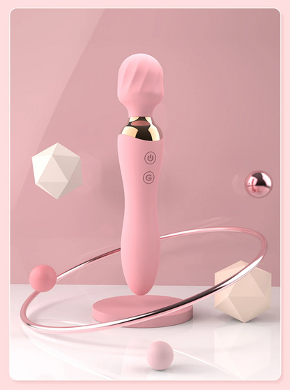 12-Speed Heating AV Vibrator Magic Wand mit Klitoris-Stimulation und G-Punkt Massager für Frauen