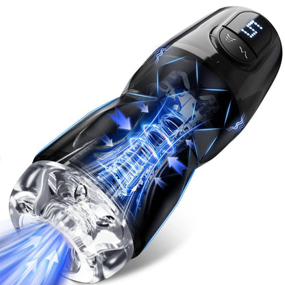 Automatic Masturbator Penis Pump Enlargers with 5 Sucking & 9 Vibrating Modes